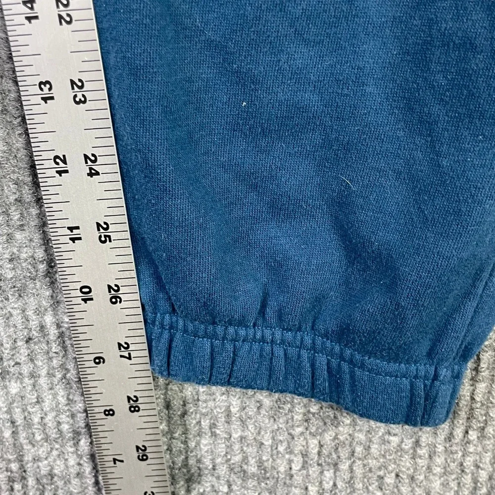 True Religion Sweatpants Mens XL Blue Horseshoe Logo Fleece Joggers Streetwear